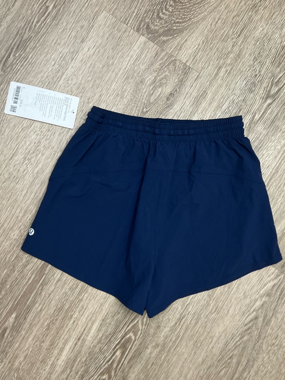 Lululemon Court Rival High-Rise Short 3" Classic Blue White Trim 6 NWT - Picture 2 of 5